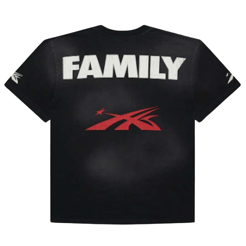Black And Red Hellstar Shirt back view