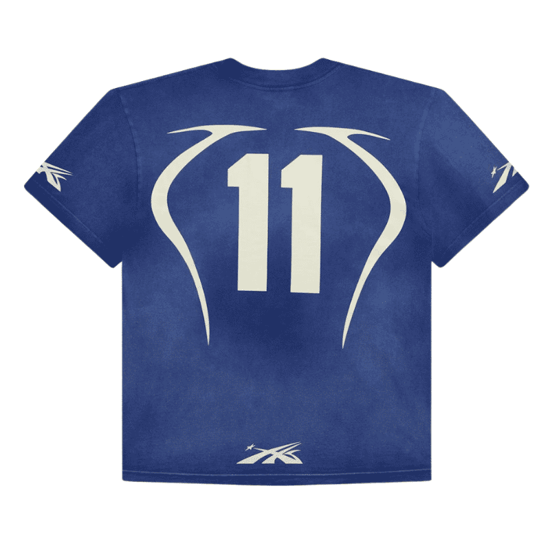 Blue Hellstar Shirt back view