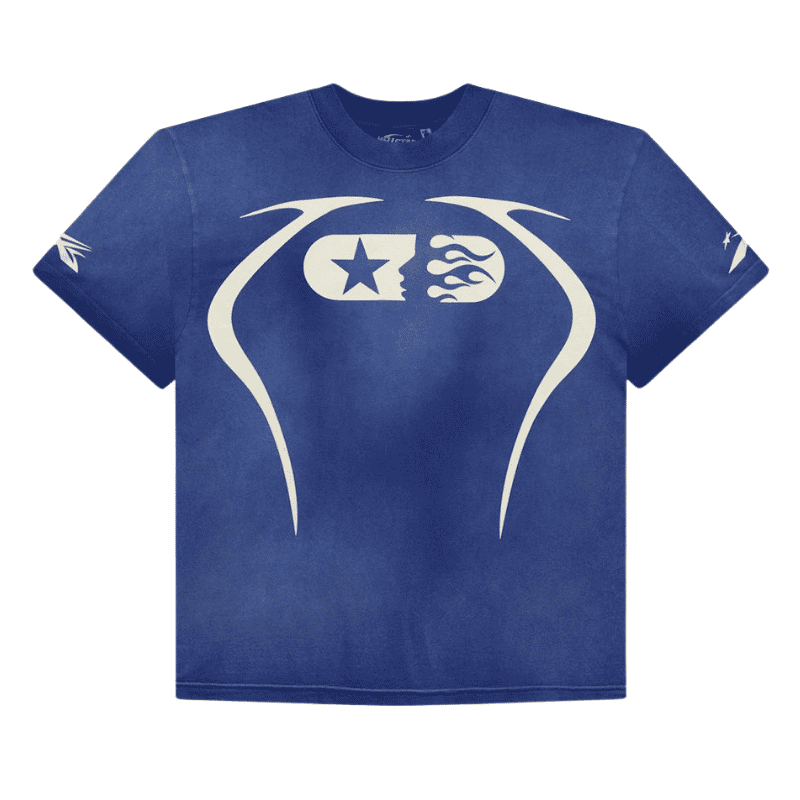 Blue Hellstar Shirt front view