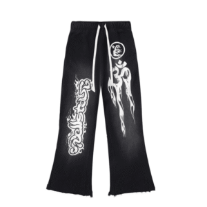 Hellstar Track Pants black front view