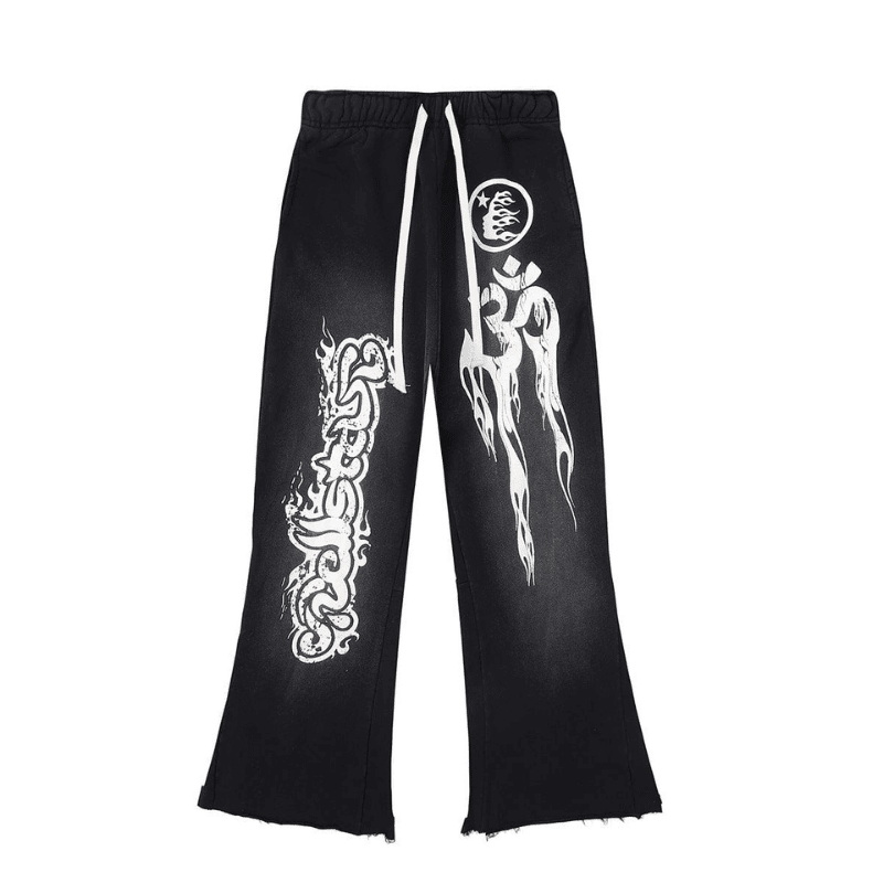 Hellstar Track Pants black front view
