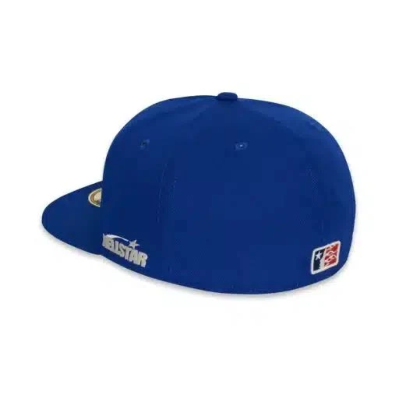 Hellstar fitted hat back view in black