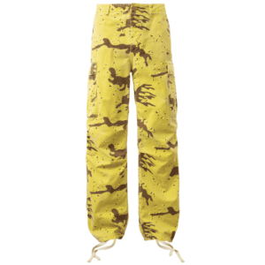 Yellow Fatigue Pants front view